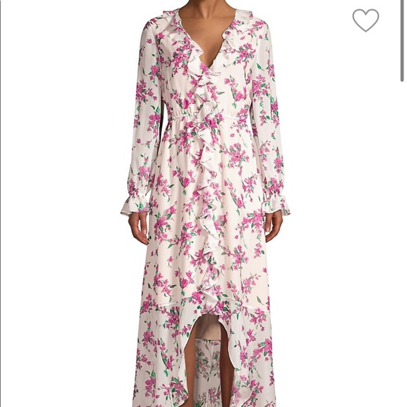 NWT Rachel Zoe High-Low Ruffle Gown. Size 0. - Picture 2 of 6